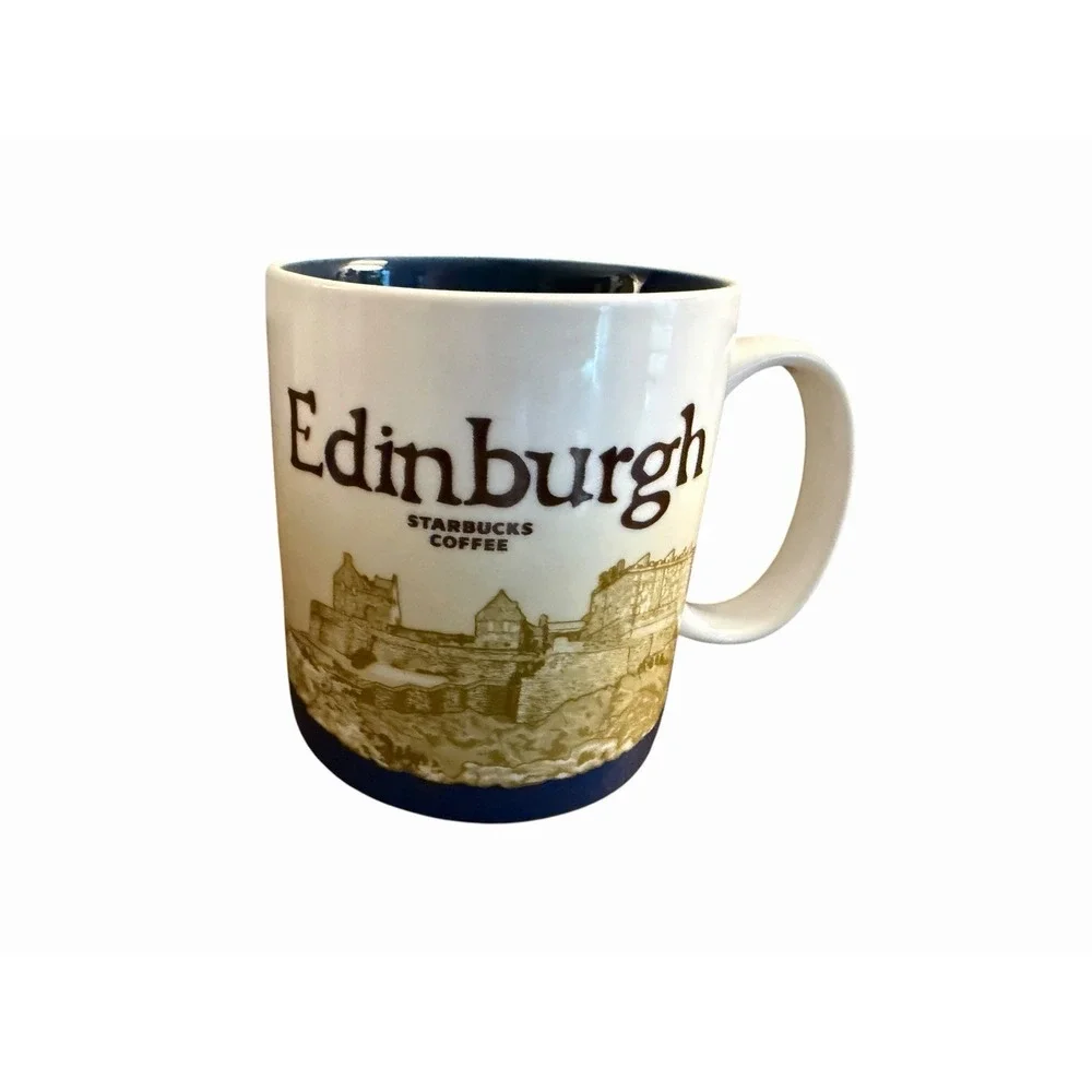Starbucks Edinburgh Scotland Icon Mug 2009 Rare Original Version